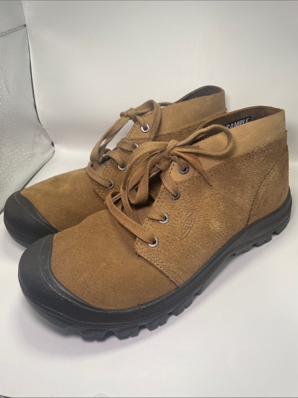 KEEN Grayson Chukka Mid Outdoor Hiking Suede Ankle Boots Brown -9